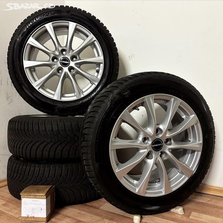 KIA/HYUNDAI/MAZDA 5x114,3 R16 ET50+ZIMNÍ 205/55R16