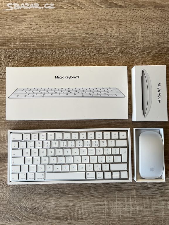 Klávesnice Apple Magic Keyboard + Magic Mouse