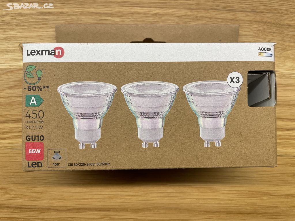 LED žárovky Lexman GU10 230V