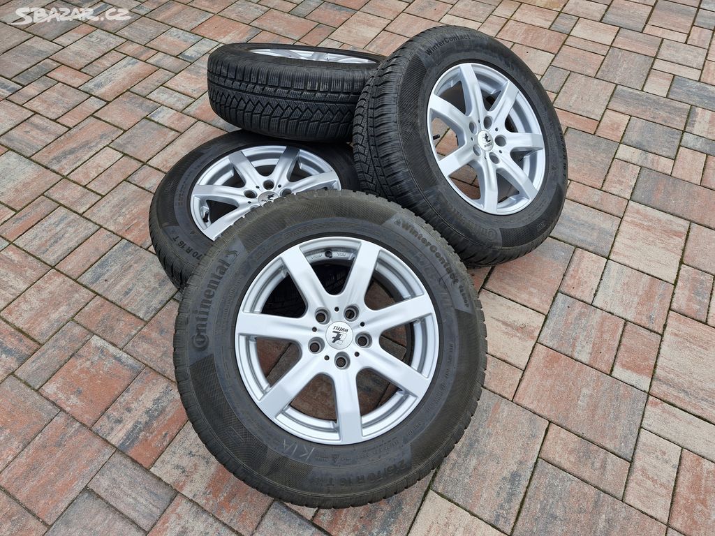 Alu kola Kia Sportage + zimní pneu 215/70 R16