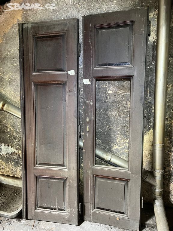 Dřevěné dveře dvoukřídlé #2