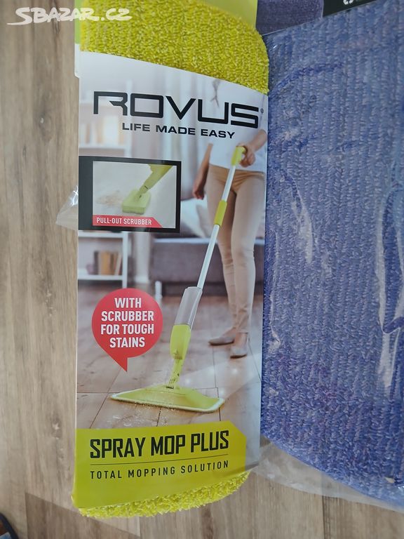 Rovus spray mop Plus, nový + náhradní díl