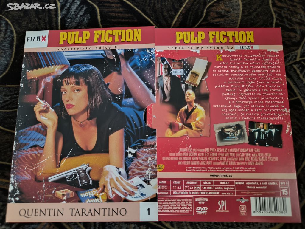 Pulp Fiction DVD v češtině