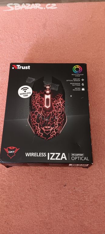 herní myš Trust GXT 107 IZZA Wireless Gaming Mouse