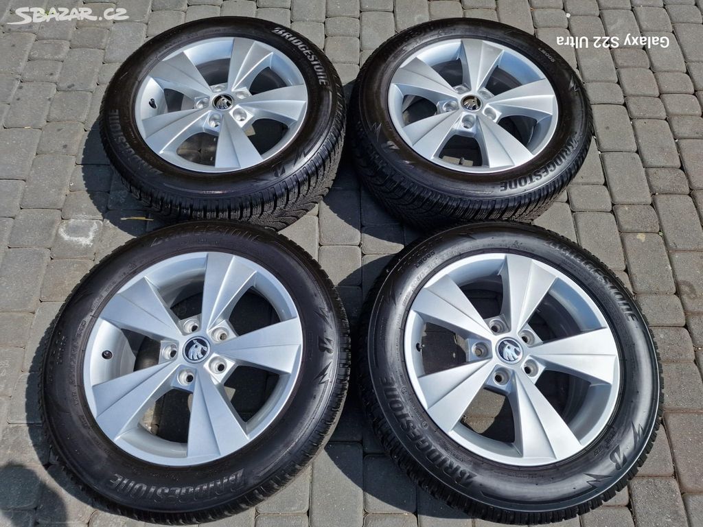 Alu kola zimní sada 5x112 16" Škoda Octavia 4