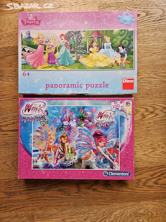 Puzzle 6+ princezny, motýlí víly