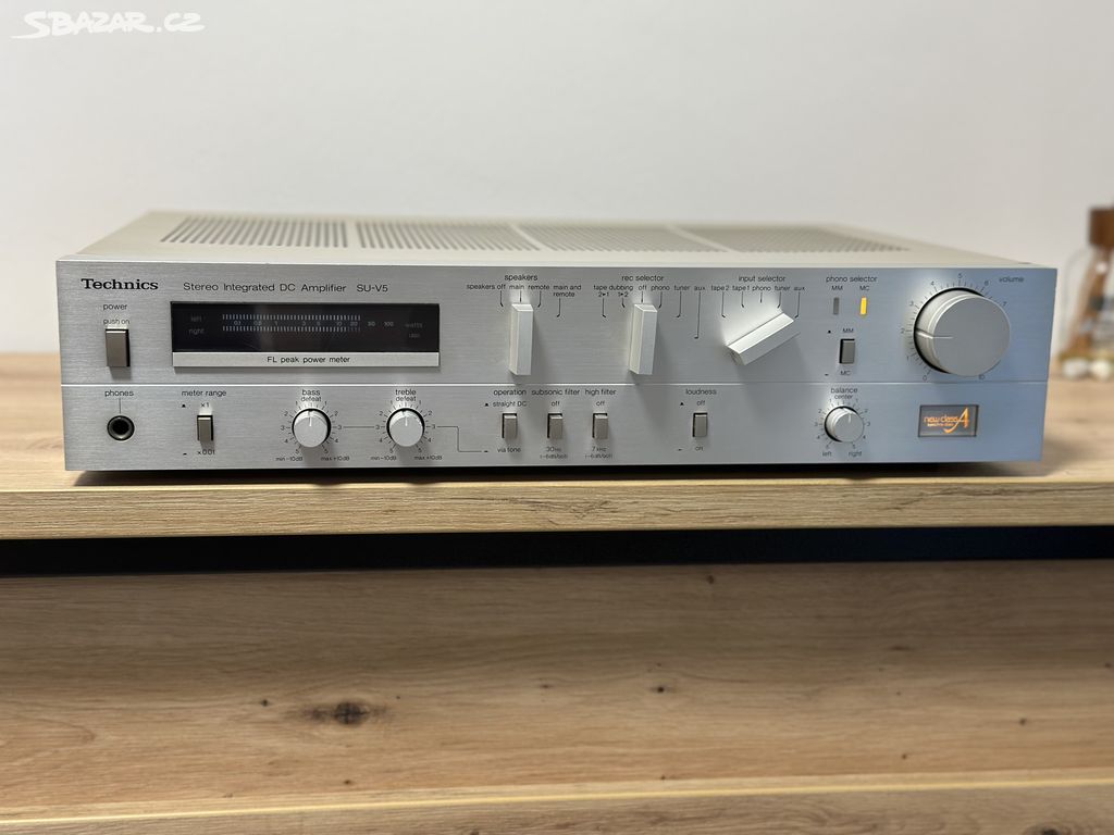 TECHNICS SU-V5 KVALITNÍ VINTAGE STEREO ZESILOVAČ 2