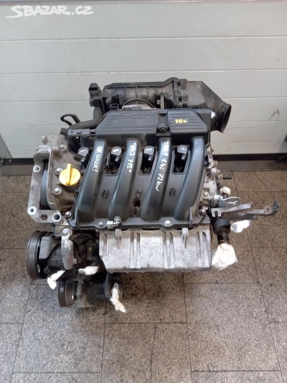 Motor Renault THALIA I 1.4i 16V 72kW kód K4J 712