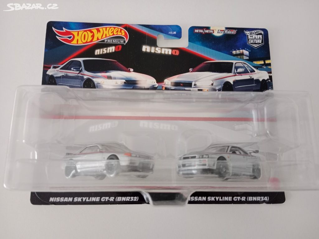 Nissan Skyline GT-R R32 a R34 Hot Wheels Premium