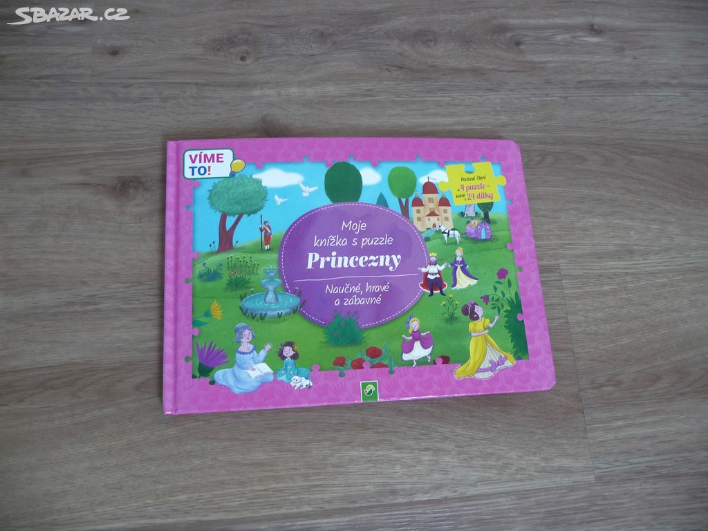 Moje knížka s puzzle Princezny