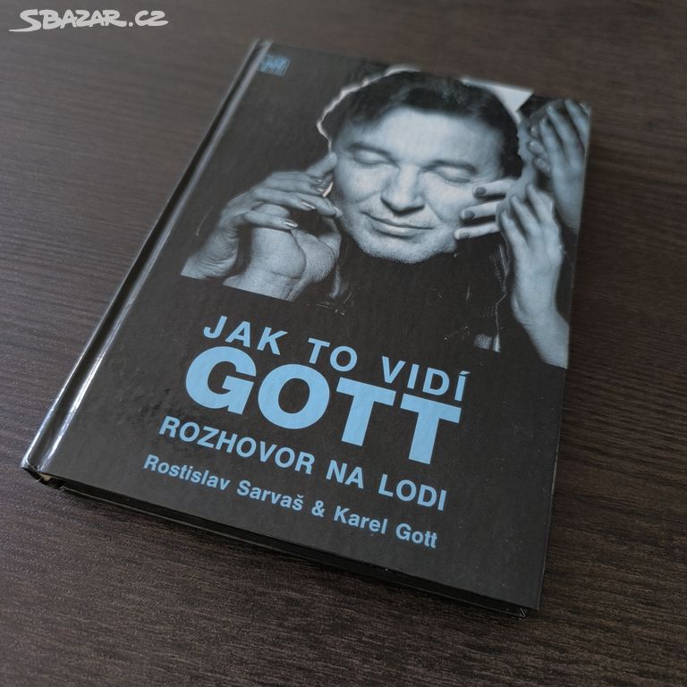 Kniha Jak to vidí Gott - podepsána Karlem Gottem