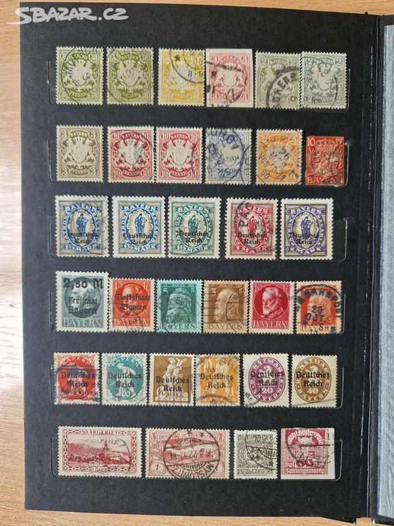 Poštovní známky Německa a R.U.