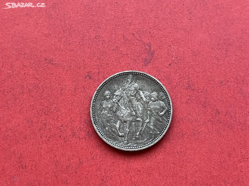 1 Koruna 1896 Milénium - Příchod Maďarů