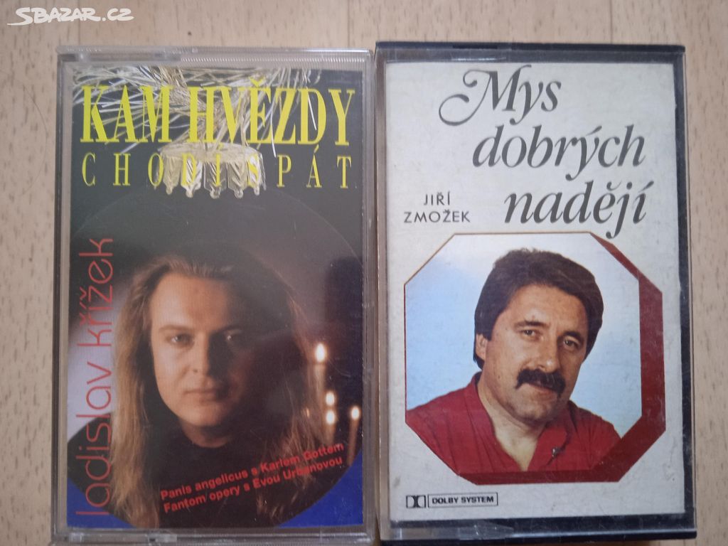 MC kazety L. Křížek, J. Zmožek