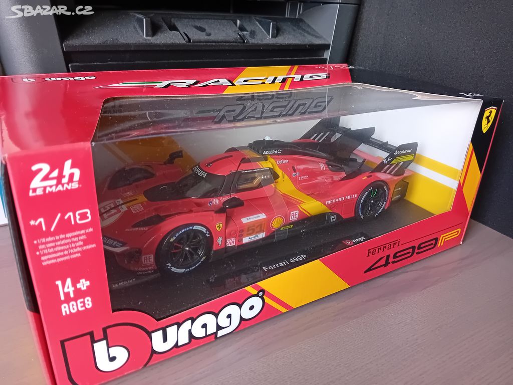 Ferrari 499 P #51 Winner 24h LeMans 23 1:18 Burago