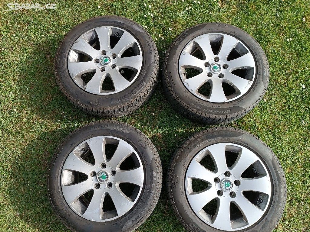 Prodám originální ALU kola 5x112 R16 s pneu