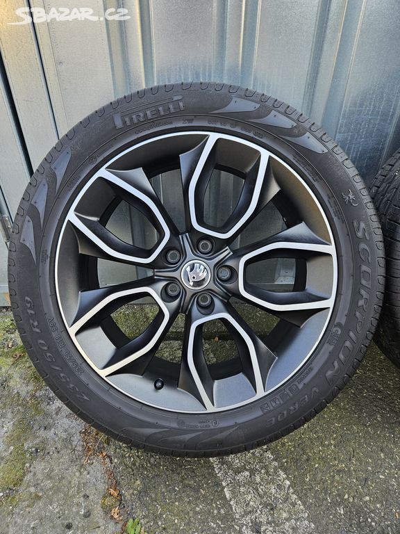 Letní alu kola Crater 19" Škoda Kodiaq 235/50 R19