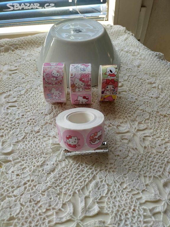 Krásné dětské lepíky "Hello Kitty" 1ks 28,-kč