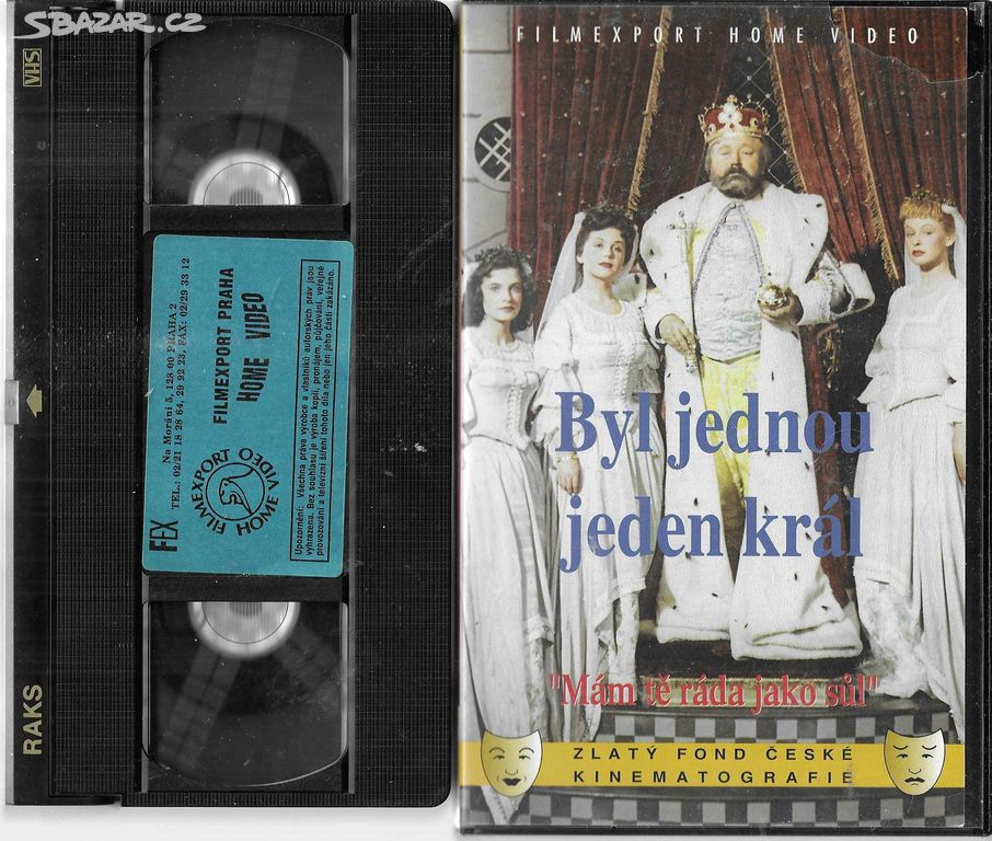 byl jednou jeden král vhs