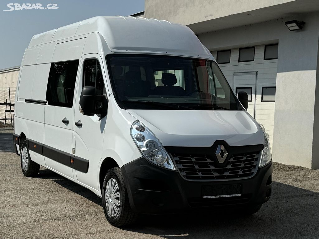 Renault Master 6míst, L3H3, 2,3dci 92kW, klima