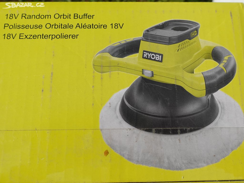 Nové RYOBI R18B 18V Akumulátorová leštička