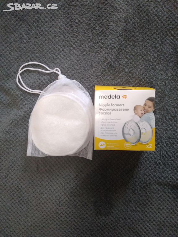 MEDELA Formovače + Bambusové vložky do podprsenky