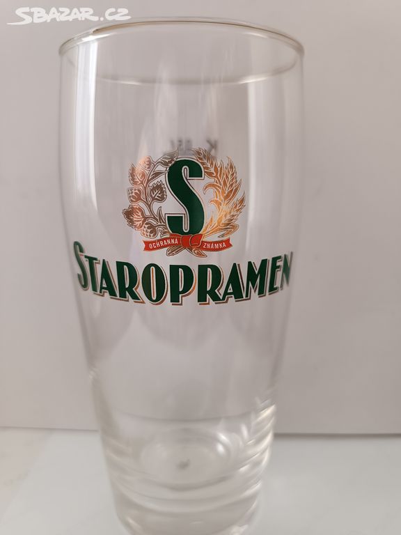 Pivní sklenice Staropramen - 0,5l