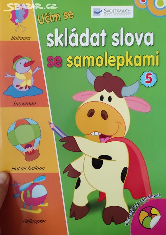 Nové učíme skládat slova se samolepkami