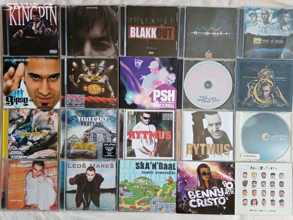 Nove foto25.8.RAP,hip hop-CD,DVD,MC kaz.od 129 Kc