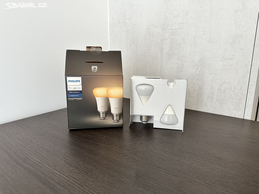 2x žárovka Philips Hue AMBIANCE LED E27 8,5W