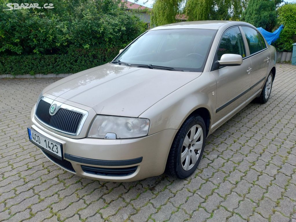 Skoda Superb 2004 1,9TDI 96kW - PEKNY, XENONY, STK