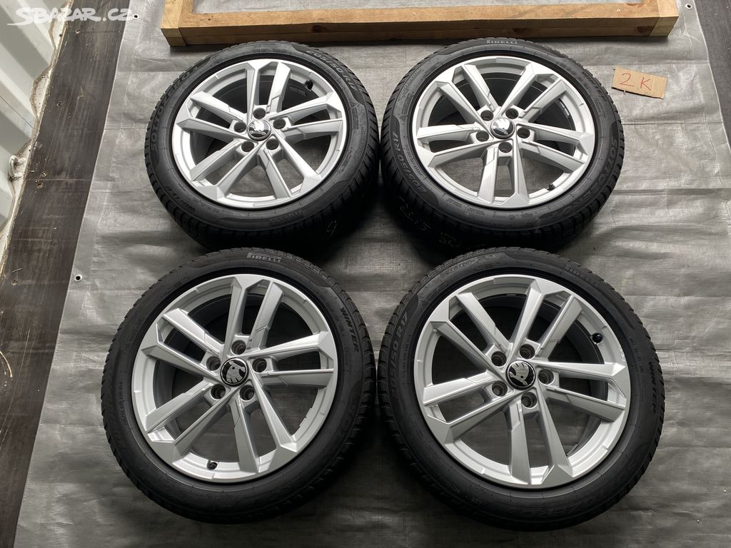 17" alu kola na Škoda 5x112 mm