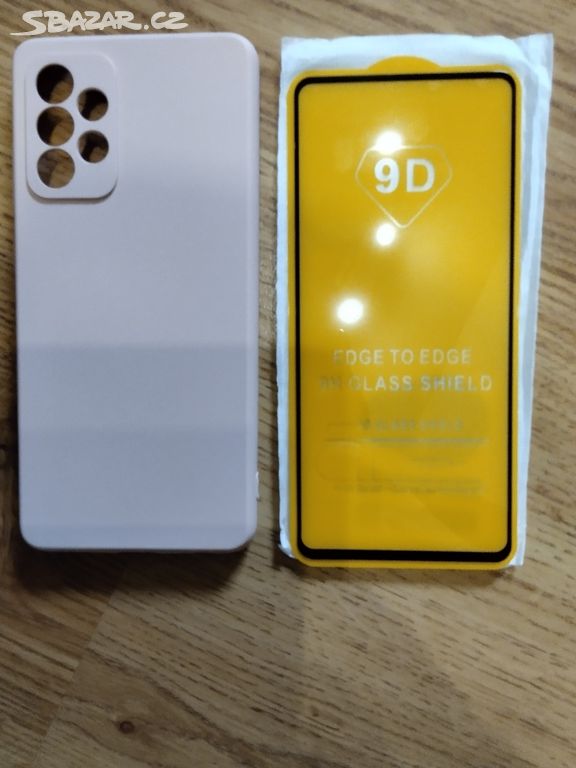 Samsung Galaxy A52 TPU růžové poudro+ochranné sklo