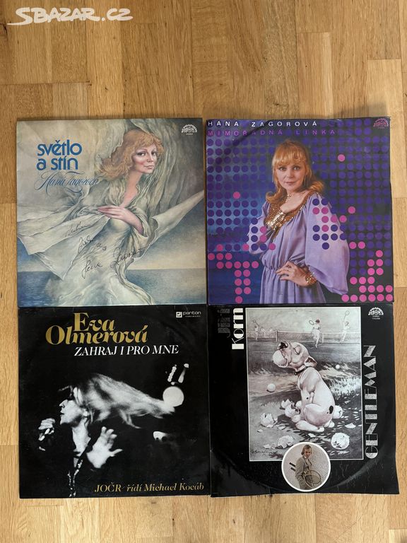 LP vinyl Zagorová, Gott, Olympic, Boney M,Olmerová