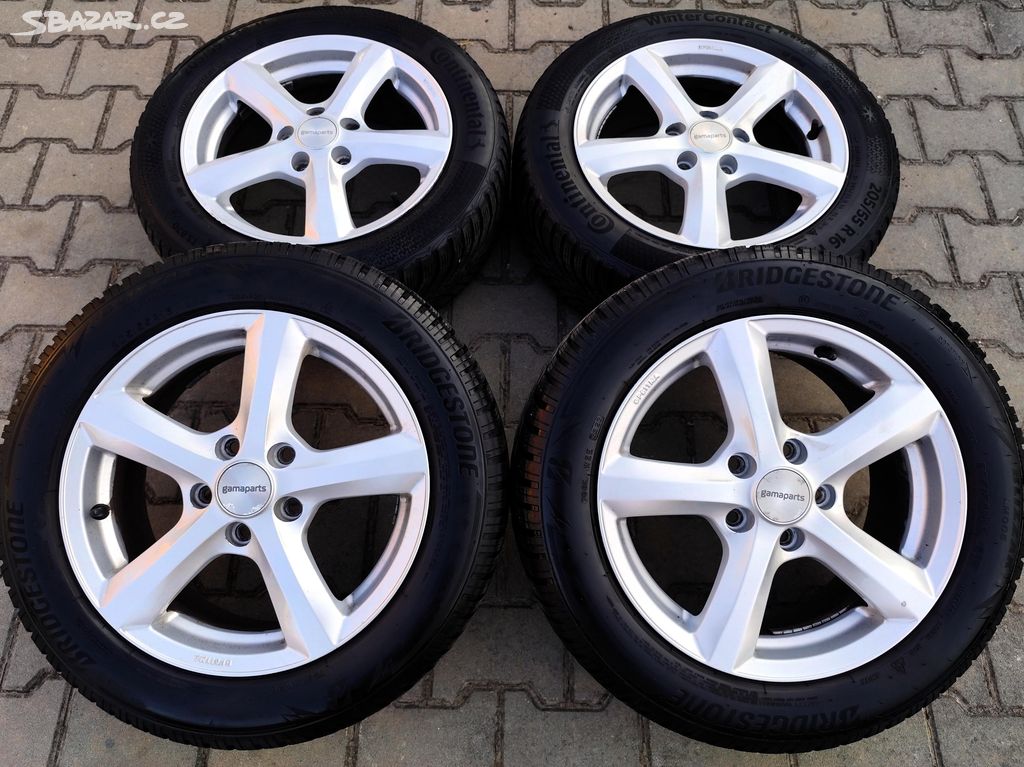 Alu kola Škoda, VW Golf, Touran, Caddy 5x112 R16