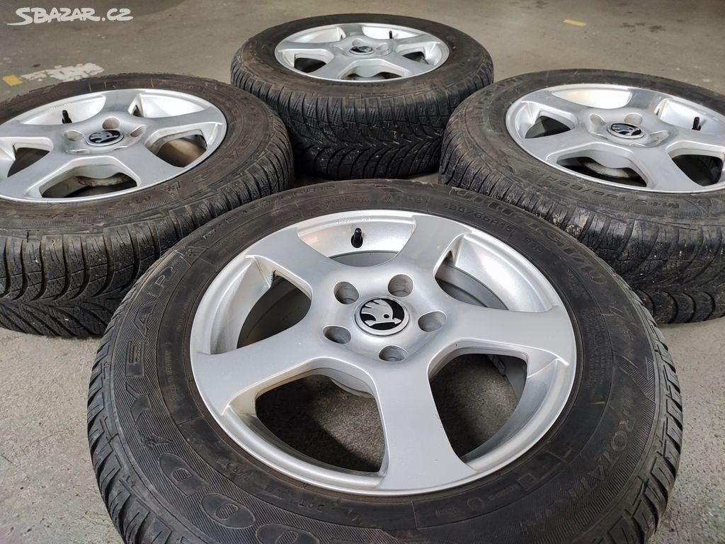 Alu disky 15 R15 R 5x112 ET35 6,5J Škoda VW