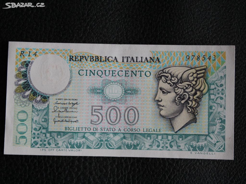 Itálie 500 Lire 1979