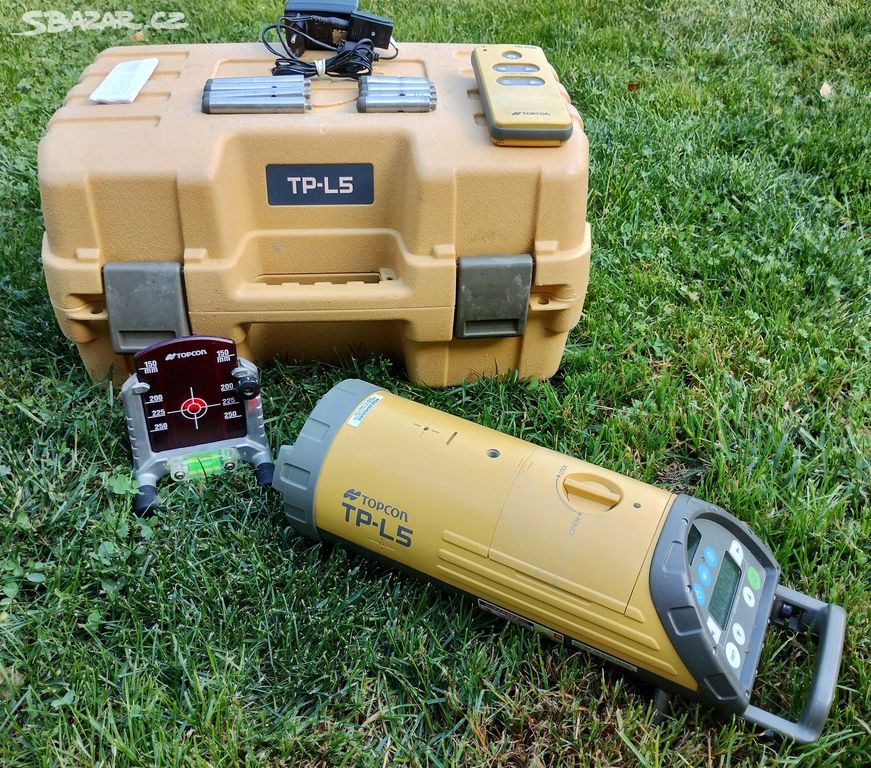 Potrubní laser TOPCON TPL 5 - pěkný- 100% funkční