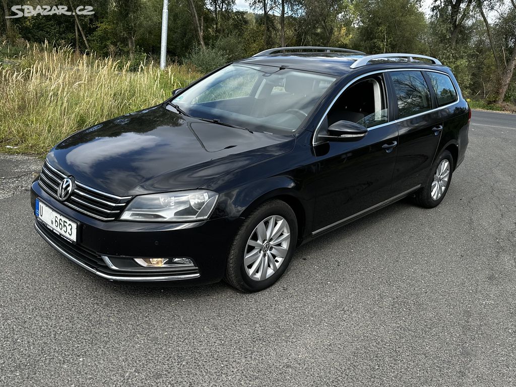 VW Passat B7 2.0TDi, automat, r.2012, klima, stk