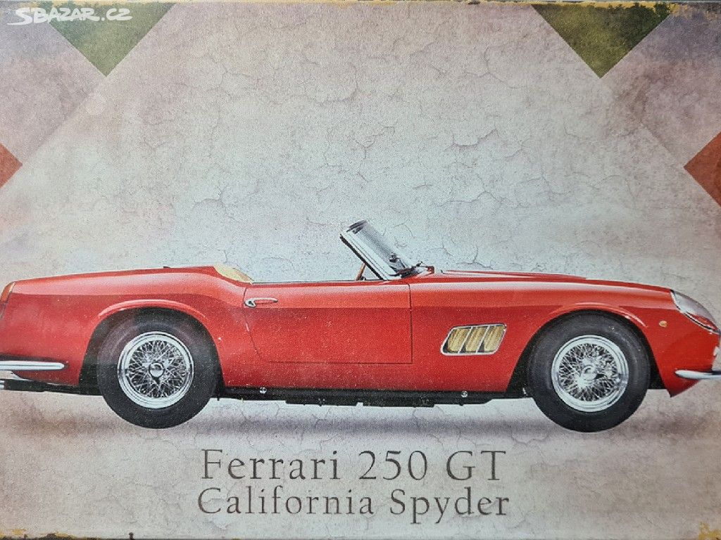 Plechová cedule FERRARI GT250