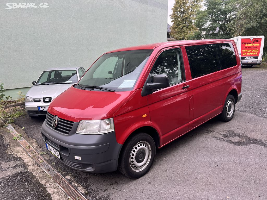 Volkswagen Transporter T5, 1,9 Tdi 77 Kw, 9 míst!