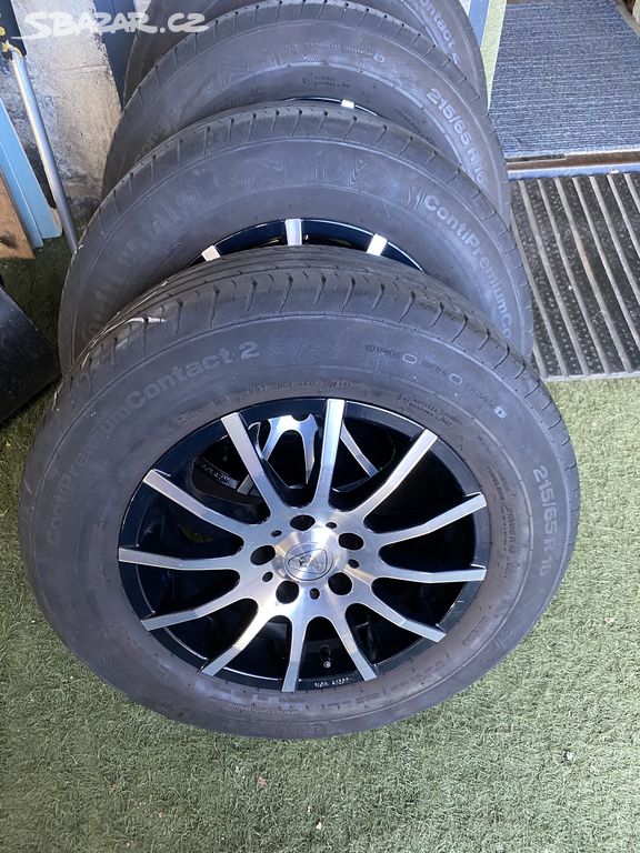 4ks ALUDISKY 16" 7Jx16, ET38, 5x112mm 215/65 R 16