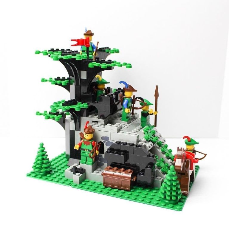 Lego 6066 Camouflaged Outpost Lego Castle Hrad Praha Sbazar.cz