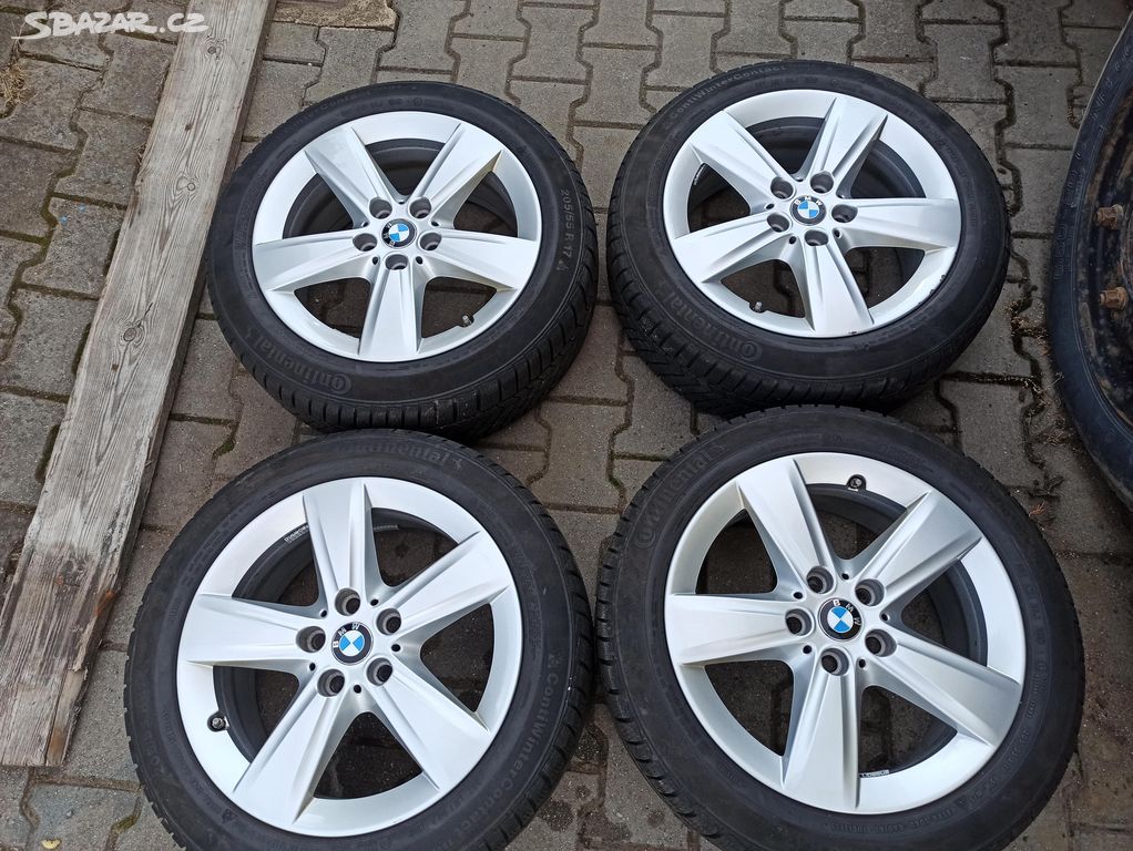 Alu kola 5 x 112, zimní pneu 205/55/17