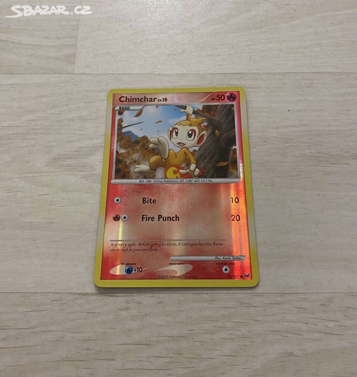 Pokémon karta - Chimchar