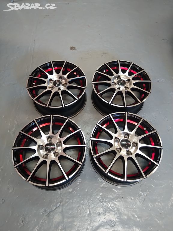 4x alu disk Audi, VW, Skoda, Seat 5x100, 6J 14.