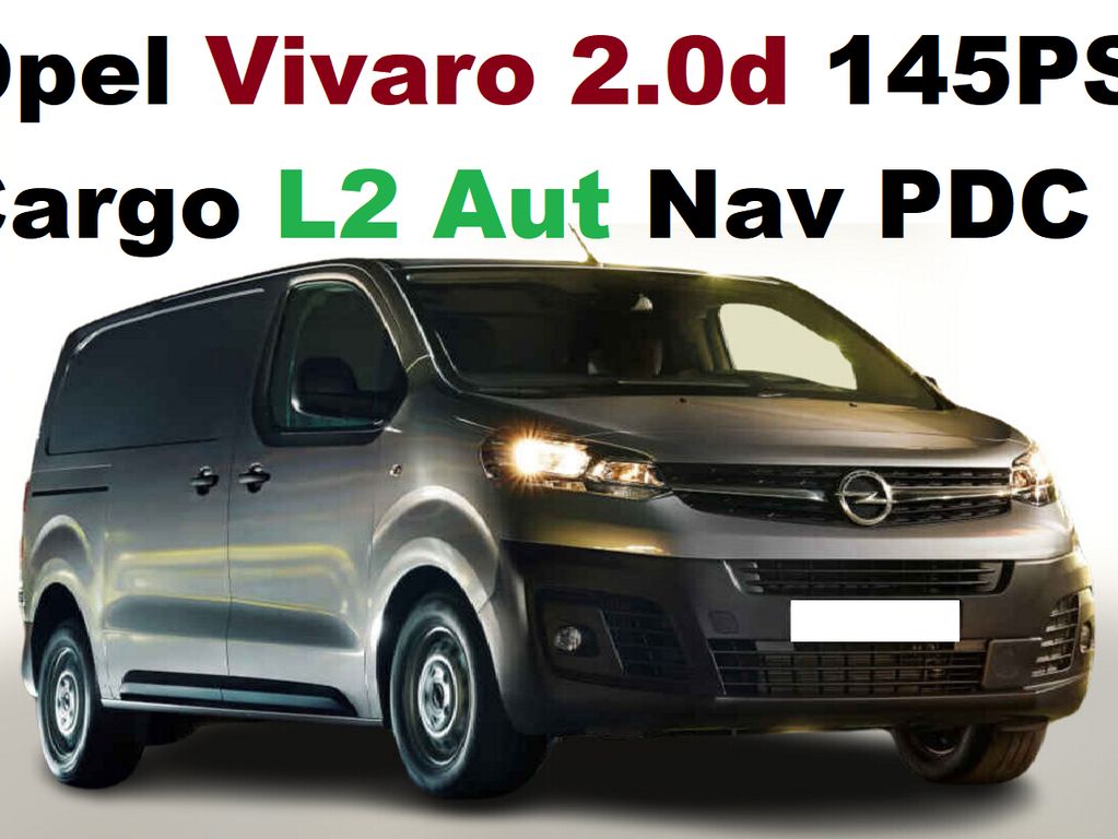 OPEL Vivaro 2.0 d 145PS VAN L3 Automt Nav PDC 6/24