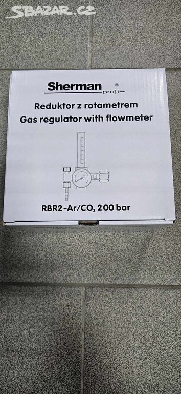 Redukční ventil Argon a směs Ar/CO2 s průtokoměrem