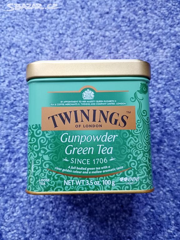 Twinings Gunpowder sypaný zelený čaj 100 g