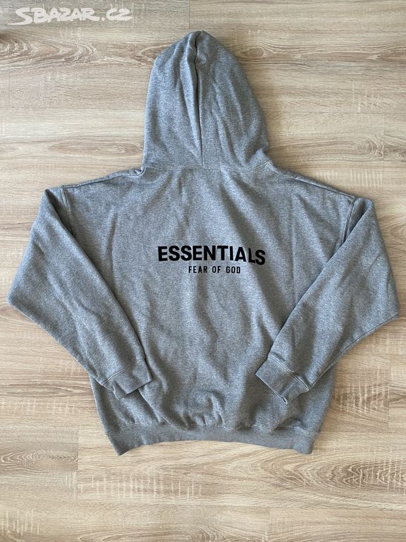 Essentials Hoodie / Mikina Grey / Šedá